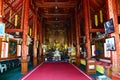 Inside of Church and Buddha Statue of Wat Phra Sing